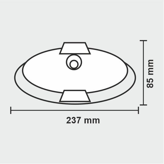 100 Watt LED UFO High Bay Light With Linear DOB