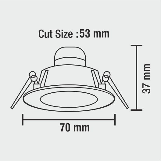 3W Movable Cob Light with DOB