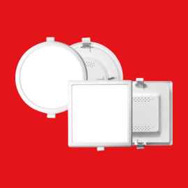 12W S-Series Backlit Panel Round & Square With Internal Driver