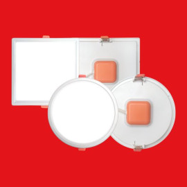 20W LED H- Series Backlit Panel LIght Round and Square with Internal Driver